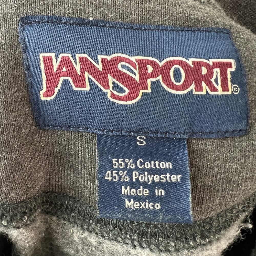 JanSport Temple University 1884 Gray Sweatshirt Cotton Crew Pullover Sz S Small - Picture 7 of 8